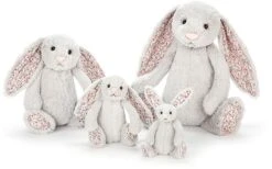 Jellycat Blossom Silber Plüschtier Hase Mittelgroß - 31 Cm -Plüschtierladen 4