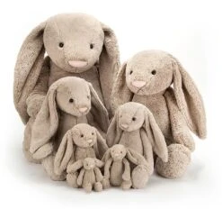 Jellycat Bashful Hase Beige Groß - 36 Cm -Plüschtierladen afbeelding 4 4