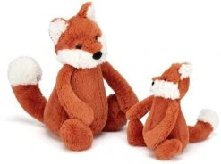 Jellycat Bashful Fuchsjunges Mittelgroß - 31cm -Plüschtierladen afbeelding 4 5