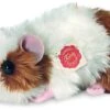 Hermann Teddy Collection 926191 - Plüsch-Meerschweinchen, 18 Cm, Gold/weiß