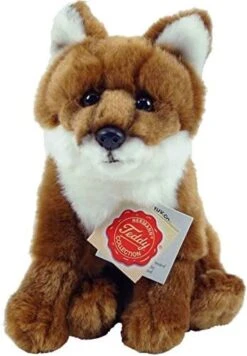 Hermann Teddy Stofftier Fuchs Sitzend Rotbraun 20 Cm