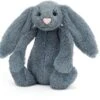 Jellycat Bashful Hase Dunkelblau Klein - 18x9cm