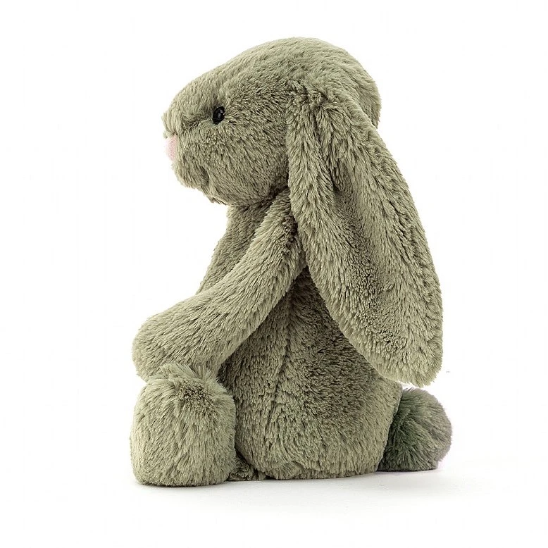 Jellycat Bashful Hase Farnfarben Mittelgroß - 31 Cm 2 Jellycat Bashful Hase Farnfarben Mittelgroß - 31 Cm – Bild 2
