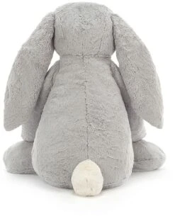 Jellycat Bashful Hase Silber Gigantisch - 108cm -Plüschtierladen jellycat bashful hase silber gigantisch 108cm 3