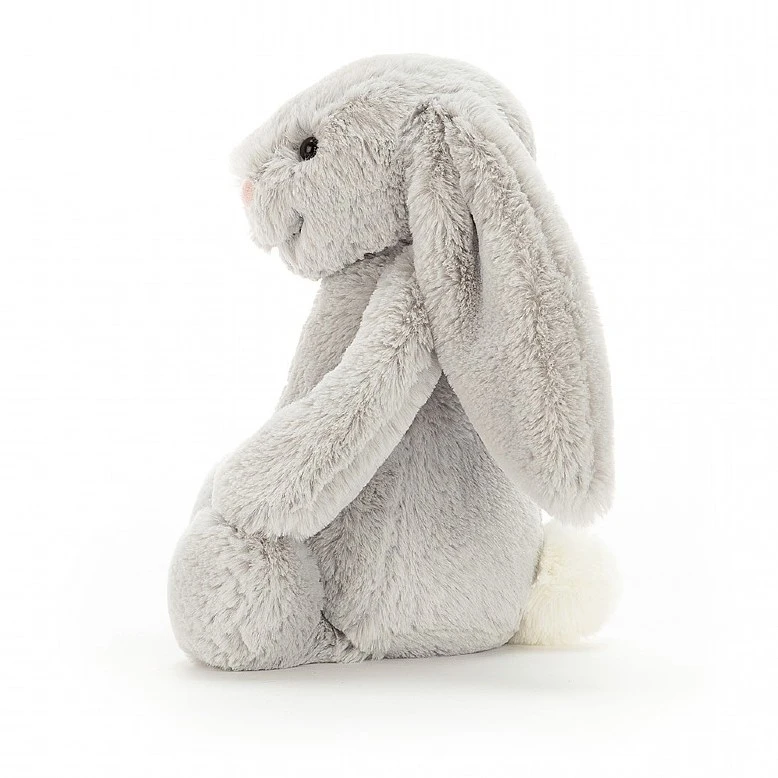 Jellycat Bashful Hase Silber Mittelgroß - 31cm 2 Jellycat Bashful Hase Silber Mittelgroß - 31cm – Bild 2