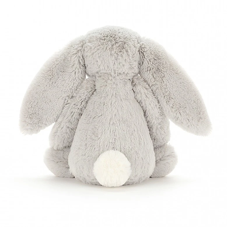 Jellycat Bashful Hase Silber Mittelgroß - 31cm 3 Jellycat Bashful Hase Silber Mittelgroß - 31cm – Bild 3