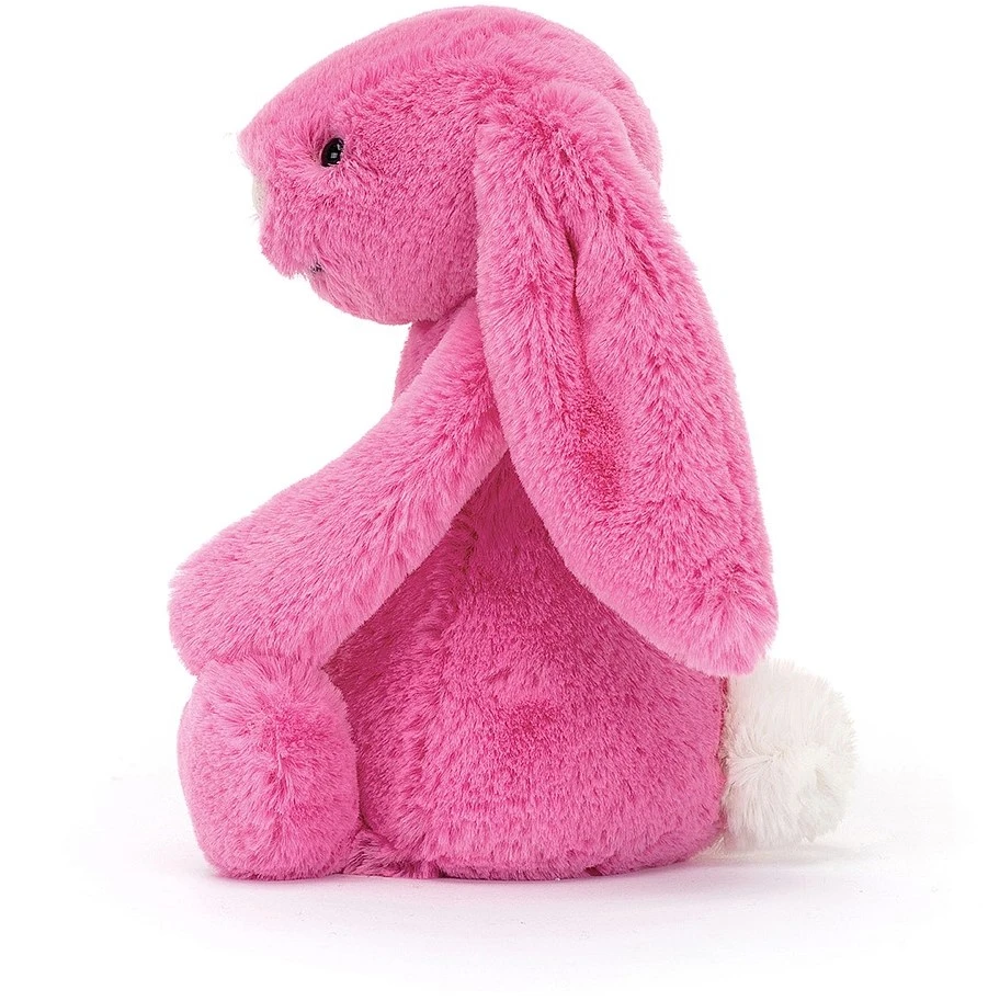 Jellycat Bashful Hot Pink Hase Klein - 18x9cm 2 Jellycat Bashful Hot Pink Hase Klein - 18x9cm – Bild 2