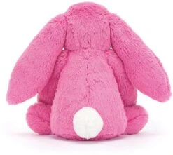 Jellycat Bashful Hot Pink Hase Mittelgroß - 31x12cm -Plüschtierladen jellycat bashful hot pink hase mittelgross 31x12cm 3