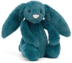 Jellycat Bashful Mineral Blue Hase Klein - 18x9cm
