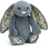 Jellycat Blossom Dusky Dunkelblau Plüschtier Hase Medium - 31 Cm