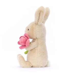 Jellycat Bonnie Hase Mit Pfingstrose - 15x8cm -Plüschtierladen jellycat bonnie hase mit pfingstrose 15x8cm 2