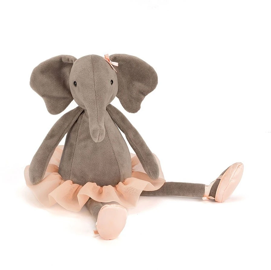 Jellycat Dancing Darcey Elefant - 33cm 1 Jellycat Dancing Darcey Elefant - 33cm