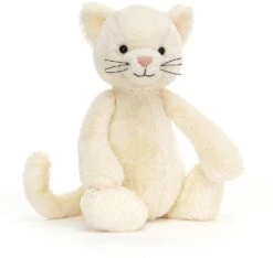 Jellycat Kuscheltier Bashful Cremefarben Kätzchen Mittelgross - 31cm