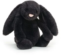 Jellycat Kuscheltier Bashful Tintenschwarz Hase Mittelgross - 31cm