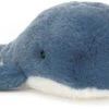 Jellycat Kuscheltier Wavelly Walfisch Blau - 5x15x6cm
