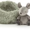 Jellycat Kuscheltier Winterschlaf Maus - 7cm