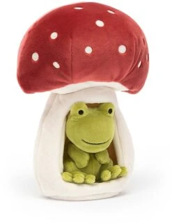 Jellycat Wald Fauna Frosch - 21x11cm -Plüschtierladen jellycat wald fauna frosch 21x11cm 3