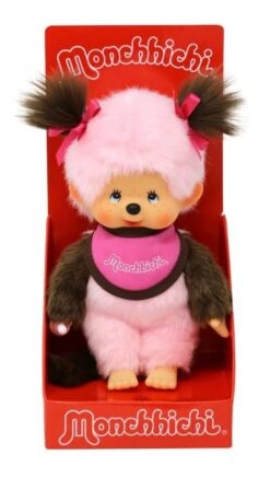 Monchhichi Bicolor Meisje Roze - 20 Cm -Plüschtierladen monchhichi bicolor meisje roze 20 cm 3