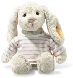 Steiff Soft Cuddly Friends Hoppie Kaninchen Mit T-shirt 26 Cm