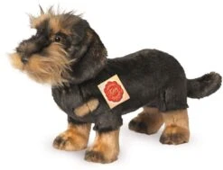 Teddy Hermann 91923 Hund Rauhaardackel 28 Cm, Kuscheltier, Plüschtier