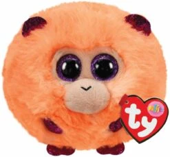 TY 42514 Coconut Monkey Puffies AFFE Plüschtier, Mehrfarbig