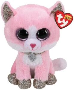 Ty Beanie Buddy Fiona Rosa Katze 24cm