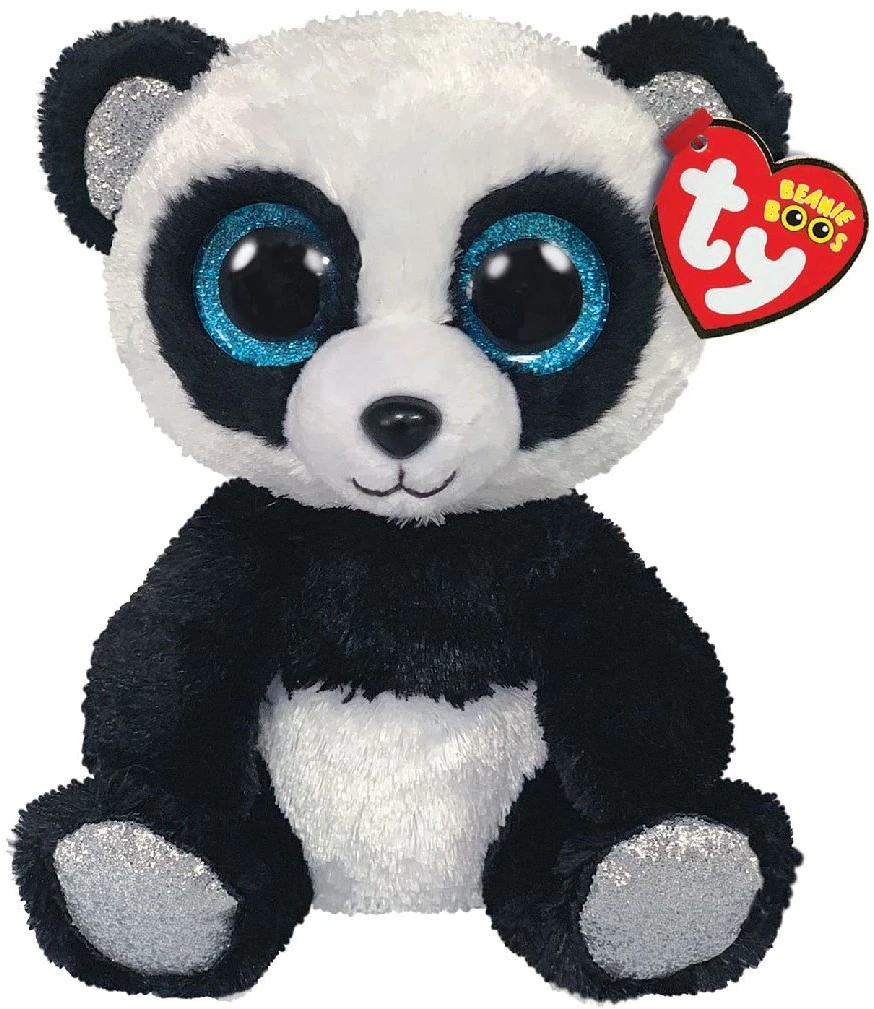 TY Panda Plüsch Schwarz/Weiß One Size, 15 Cm 1 TY Panda Plüsch Schwarz/Weiß One Size, 15 Cm